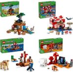 Lego 21269 + 21270 + 21259 + 21255 Minecraft Seti 180
