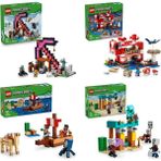 Lego 21277 + 21270 + 21259 + 21267 Minecraft Seti 161