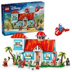 Lego 43268 834 Parça Disney Lilo ve Stiç Plaj Evi Oyuncak Yapım Seti