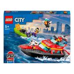 Lego 60373 City 144 Parça İtfaiye Kurtarma Operasyonu ve Polis Takibi