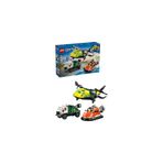 Lego 60505 Uçak Servis Kamyonu ve Hoverkraft Karışımı 990 Parça Yapım Seti