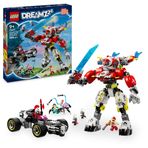 Lego 71497 Dreamzzz Cooper'ın Kaplan Robotu ve Zero'nun Hot Rod Arabası