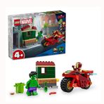 Lego 76287 Marvel Motosikletli Iron Man ve Hulk