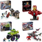 Lego 76288 + 76327 + 76312 + 76292 Marvel Seti 208