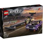Lego 76904 Speed Champions Mopar Dodge//SRT Top Fuel Dragster Ve 1970 Dodge Challenger