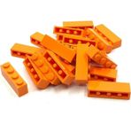 LEGO Aksesuar Custom Moc Creator Brick 1 X 4 Tuğla Turuncu
