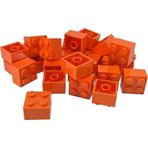 LEGO Aksesuar Custom Moc Creator Brick 2 X 2 Tuğla Turuncu
