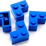 LEGO Aksesuar Custom Moc Creator Brick Corner 2 X 2 Köşe Tuğla Mavi