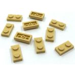 LEGO Aksesuar Custom Moc Creator Plate 1 X 2 Tuğla Taba