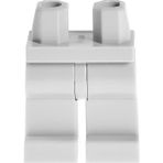 LEGO Aksesuar Custom Moc Minifigür Minifigure Legs Bacak Tek Renk Beyaz Pantolon 1 Adet