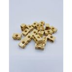 LEGO Aksesuar Moc Custom Technic Brick 1 X 2 Pin Delikli Taba Tan Tuğla