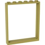 LEGO Aksesuar Window City 1 x 6 x 6 Açık Sarı Büyük Pencere Kapı Çerçeve