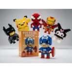 Lego Big Pixel Bricks 3D Kaptan Amerika Büyük Boy Yapım Seti Dekoratif Koleksiyon Figürü
