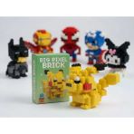 Lego Big Pixel Bricks 3D Pikachu Pokemon Büyük Boy Yapım Seti Dekoratif Koleksiyon Figürü