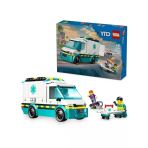 Lego City Acil Yardım Ambulansı 60451 - Model Araç Seven 5 Yaş Üzeri Çocuklar İçin Yaratıcı Oyuncak Yapım Seti, Doğum Günü Hediyesi (184