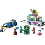 LEGO City Dondurma Kamyonu Polis Takibi 60314 317 Parça 5+ Yaş Eğlenceli Oyun Seti