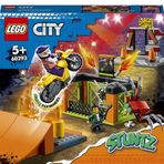 Lego City Gösteri Parkı 60293 Yapım Seti Çocuklar için Havalı Volanlı Gösteri Motosikleti Oyuncak Yapım Seti
