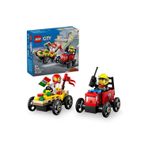 LEGO ® City Pizza Arabası Itfaiye Kamyonuna Karşı Yarış Arabasıpaketi 60458- 5+ Oyuncak Yapım Seti (