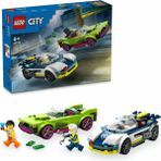 Lego City Polis Arabası ve Spor Araba Takibi 60415 (4 Adet)