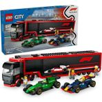 Lego City RB20 ve AMR24 F1 Arabalı F1 Kamyonu
