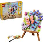 LEGO Creator 3’ü 1 Arada Çiçekli Tablo 31390 - 8 Yaş ve Üzeri Çocuklar Için Çerçeve Veya Palet ve Resim Olarak Inşa Edilebilen Yaratıcı Oyuncak Yapım