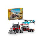 LEGO ® Creator 3'ü 1 Arada Helikopterli Açık Kasa Kamyon 31146 - 7+ Yaratıcı Oyuncak Yapım Seti (270