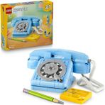LEGO ® Creator 3'ü 1 Arada Retro Telefon 31174 - 8 Yaş ve Üzeri Çocuklar için Yaratıcı Oyuncak Yapım Seti (383 Parça)