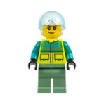 Lego CTY1335 Rescue Helicopter Pilot Female Mini Figür