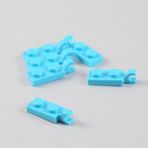LEGO Custom Aksesuar Plate Modified 1 X 2 Clip Açık Mavi Tuğla