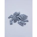 LEGO Custom Aksesuar Plate Modified 1 x 2 Dikey Clip Açık Gri Tuğla