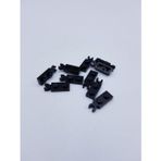 LEGO Custom Aksesuar Plate Modified 1 x 2 Dikey Clip Siyah Tuğla