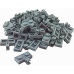 LEGO Custom Aksesuar Plate Modified 1 x 2 Yatay Clip Açık Gri Tuğla