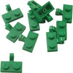 LEGO Custom Aksesuar Plate Modified 1 x 2 Yatay Clip Açık Yeşil Tuğla
