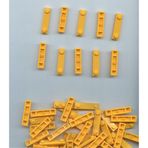 LEGO Custom Aksesuar Plate Modified 1 x 4 Stud Groove Açık Turuncu Tuğla