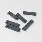 LEGO Custom Aksesuar Plate Modified 1 x 4 Stud Groove Koyu Gri Tuğla
