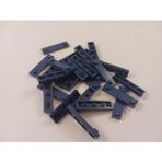 LEGO Custom Aksesuar Plate Modified 1 x 4 Stud Groove Lacivert Tuğla