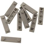 LEGO Custom Moc Aksesuar Plate Modified 1 X 4 Stud Groove Açık Gri Tuğla