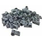 LEGO Custom Technic Plate Modified 1 x 2 Ters Pin Delikli Açık Gri Tuğla