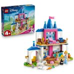 LEGO Disney Princess Sindirella Hayvan Dosları Şatosu 43283 – 4 Yaş ve Üzeri Çocuklar için 5 Karakter ve Aksesuarlar İçeren Yaratıcı Oyuncak Yapım Seti, Doğum Günü Hediyesi Fikri (149 Parça)