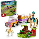 LEGO Friends At ve Midilli Römorku 42634 - 100 Parça Yaratıcı Oyuncak Yapım Seti Hediyelik