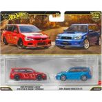 LEGO Hot Wheels Premium JHW46 Car Culture 2 Pack Mitsubishi Lancer Evolution Ix Wagon Remorque // 2004 Subaru Forester Stı