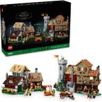 Lego Icons 10332 Medieval Town Square 3304 Parça Renkli Oyun Seti