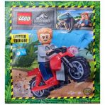 Lego Jurassic World 122333 Owen With Motorcycle