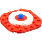 Lego Marvel Mikro Yapılar Day 23 Tree Skirt With Captain America's Shield Colors Mini Model