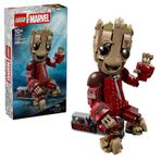 LEGO® ǀ Marvel Yağmacı Tulumlu Groot 76341 - 10 Yaş ve Üzeri Çocuklar için Minfigür İçeren Yaratıcı Oyuncak Yapım Seti (604 Parça)