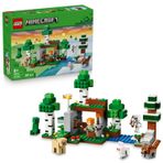 LEGO Minecraft İlk Gece Macerası 21593-8 Yaş ve Üzeri Çocuklar için Alex, İskelet ve Creeper Dahil 7 Figür ile Gerçekçi Aksesuarlar İçeren Yaratıcı Oyuncak Yapım Seti, Hediye Fikri (301 Parça)