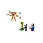 LEGO Minecraft Seti, Steve ve Bebek Panda Figürü