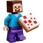 LEGO Minecraft Steve ve Pastası Orijinal Minifigür