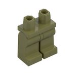LEGO Minifigür Parçaları: Short Legs, Kısa Bacak, Kısa Ayak: 970CM00 Olive Green - Zeytin Yeşili