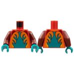 LEGO Minifigür Parçaları: Torso, Vücut, Gövde: 973PB4477C01
